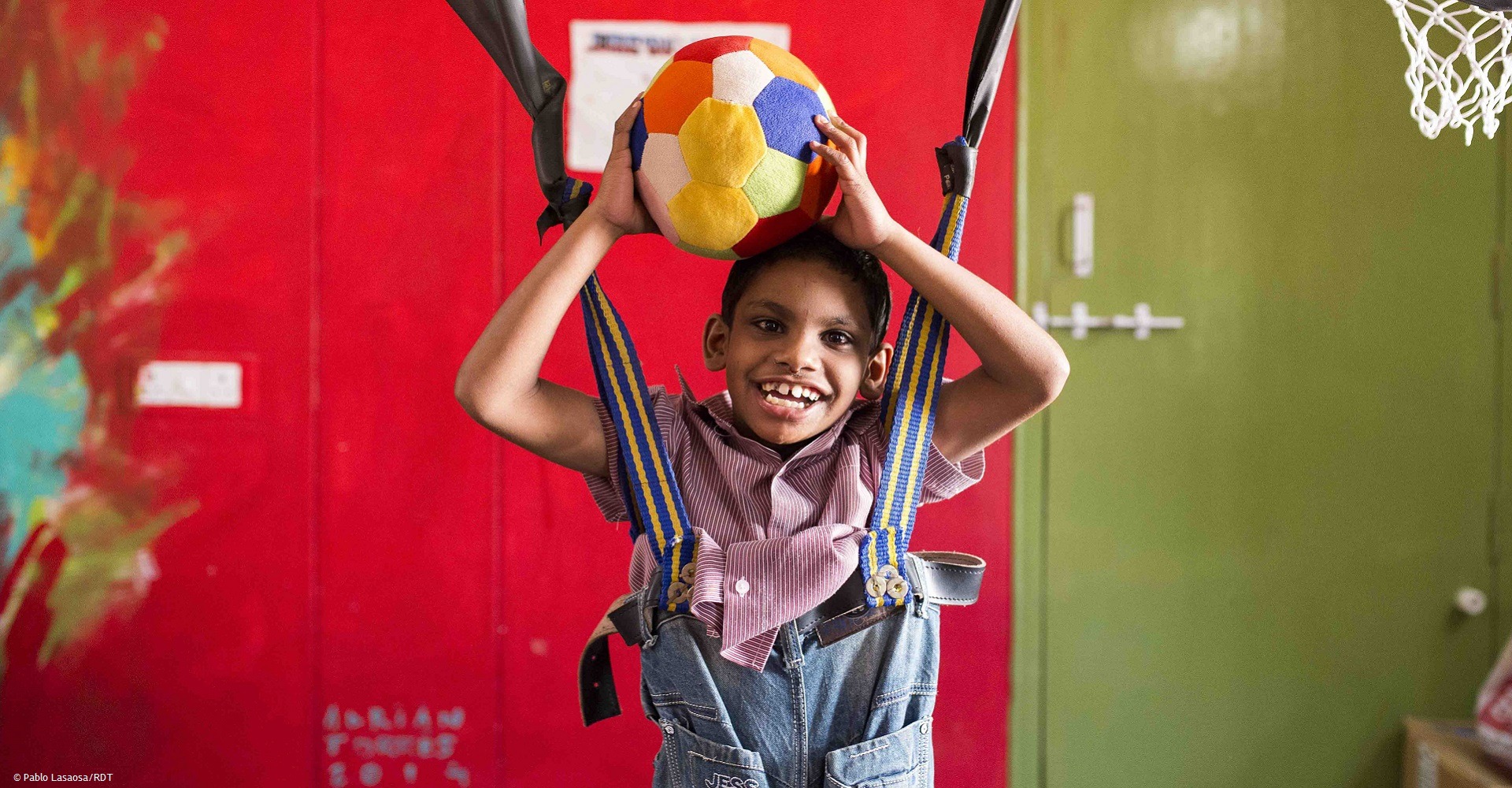 Fördereinrichtung für Kinder mit Behinderung in Indien